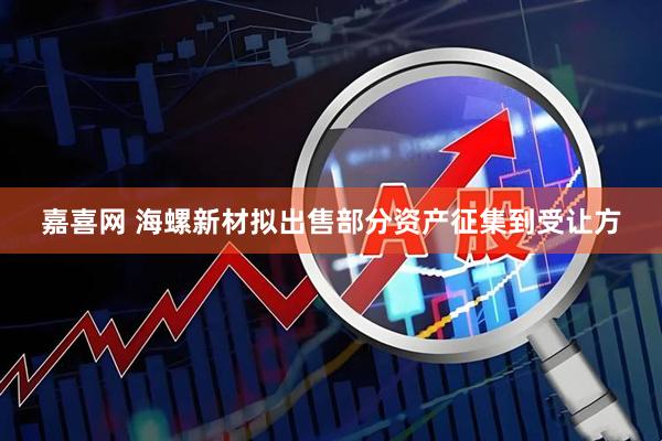 嘉喜网 海螺新材拟出售部分资产征集到受让方